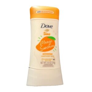 DOVE Teens Antiperspirant Moisturizers Mango Sunshine Deodorant 2.6 oz NWT